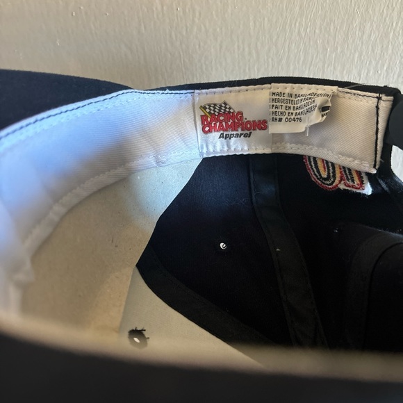 Vintage 90s Bill Elliott #94 McDonalds Drive Thru Crew Snapback Hat Cap Black - Picture 4 of 4